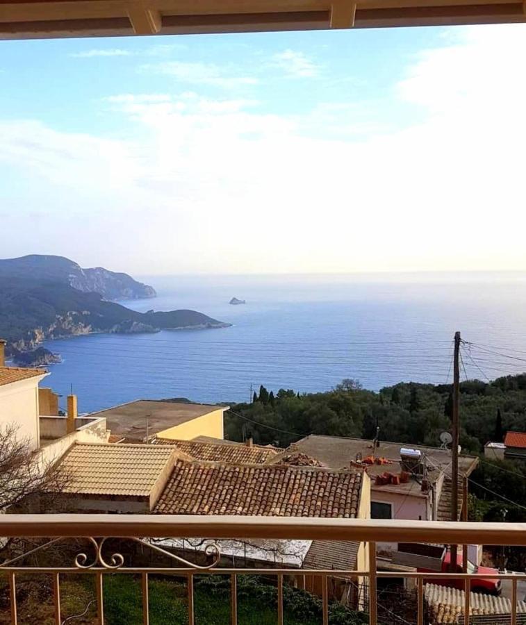 Traditional Panoramic Sea View House Lakones ภายนอก รูปภาพ