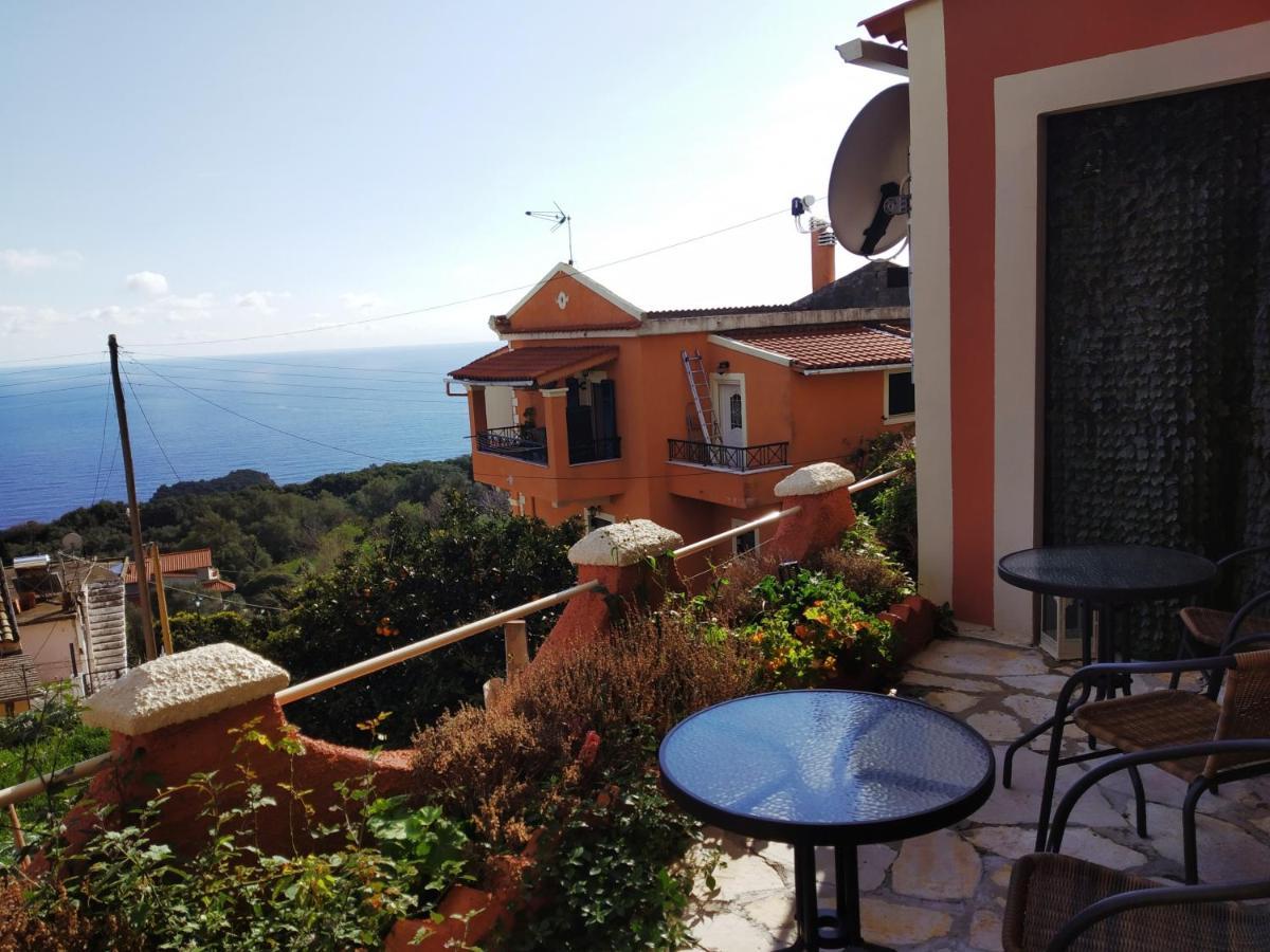 Traditional Panoramic Sea View House Lakones ภายนอก รูปภาพ