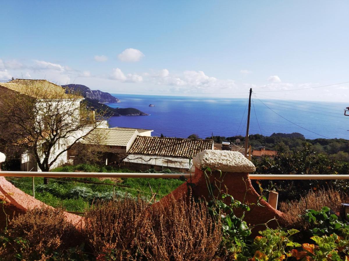 Traditional Panoramic Sea View House Lakones ภายนอก รูปภาพ