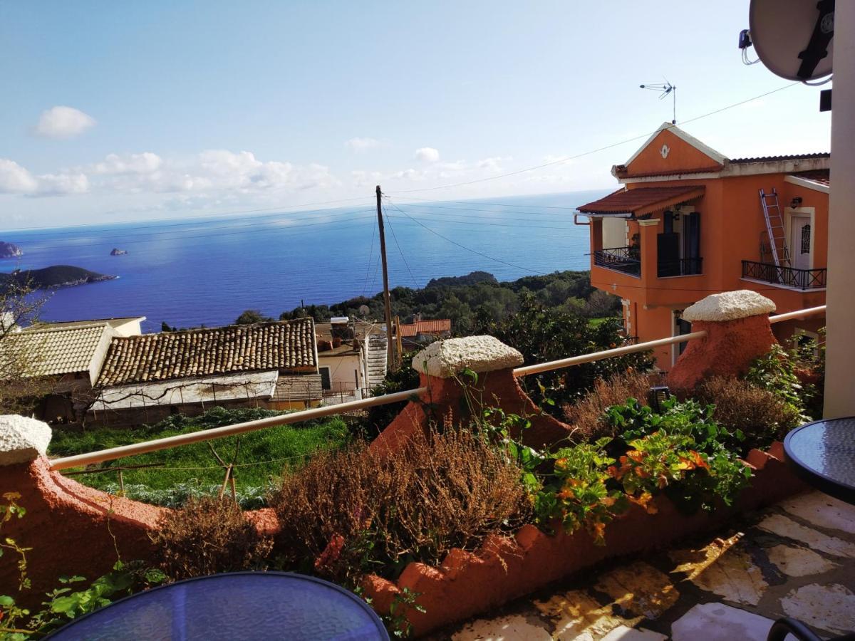 Traditional Panoramic Sea View House Lakones ภายนอก รูปภาพ