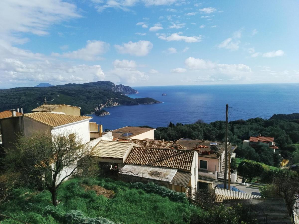 Traditional Panoramic Sea View House Lakones ภายนอก รูปภาพ