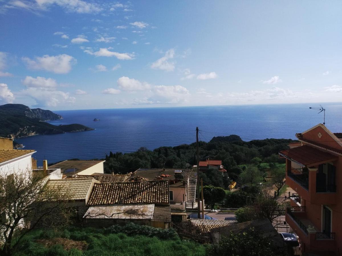 Traditional Panoramic Sea View House Lakones ภายนอก รูปภาพ