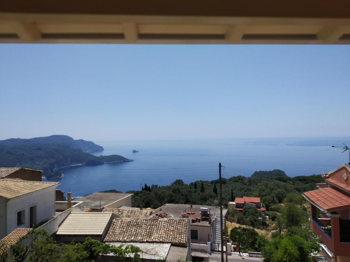 Traditional Panoramic Sea View House Lakones ภายนอก รูปภาพ