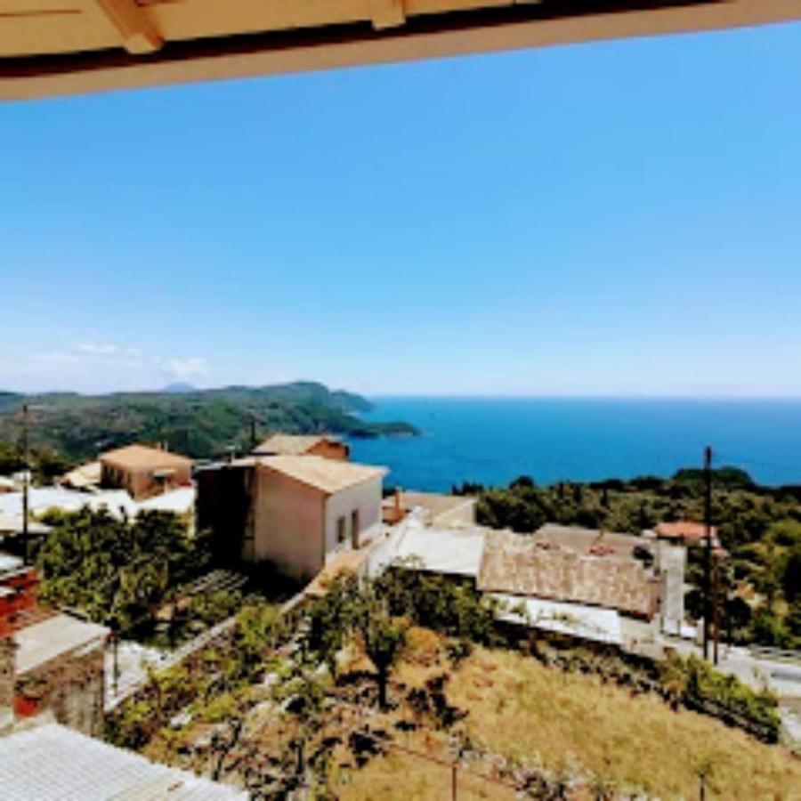 Traditional Panoramic Sea View House Lakones ภายนอก รูปภาพ