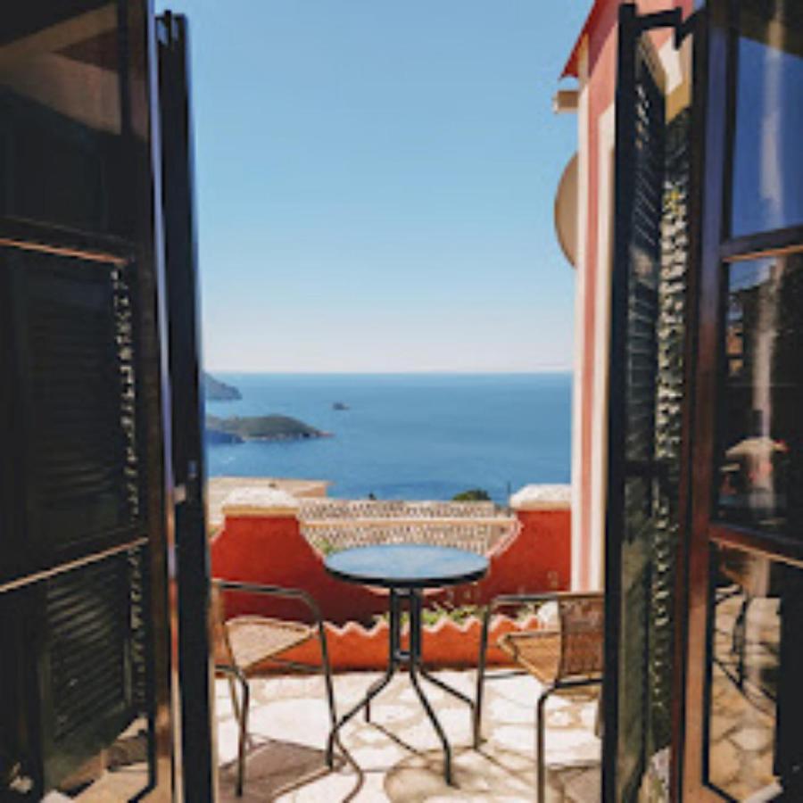 Traditional Panoramic Sea View House Lakones ภายนอก รูปภาพ